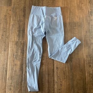Gymshark Vital Seamless 2.0 leggings — color: light blue — hardly worn